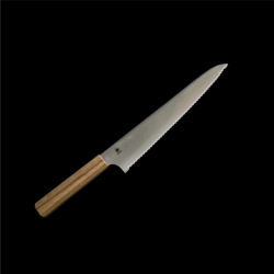 NATUR パン切り包丁樫 Kashi Bread Knife 24 cm