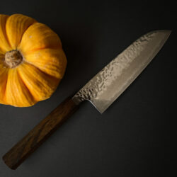 FURU Keyaki Santoku Damascus Knife