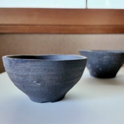 Shigaraki-yaki handcrafted bonsai pot detail TomoBonsai Japan