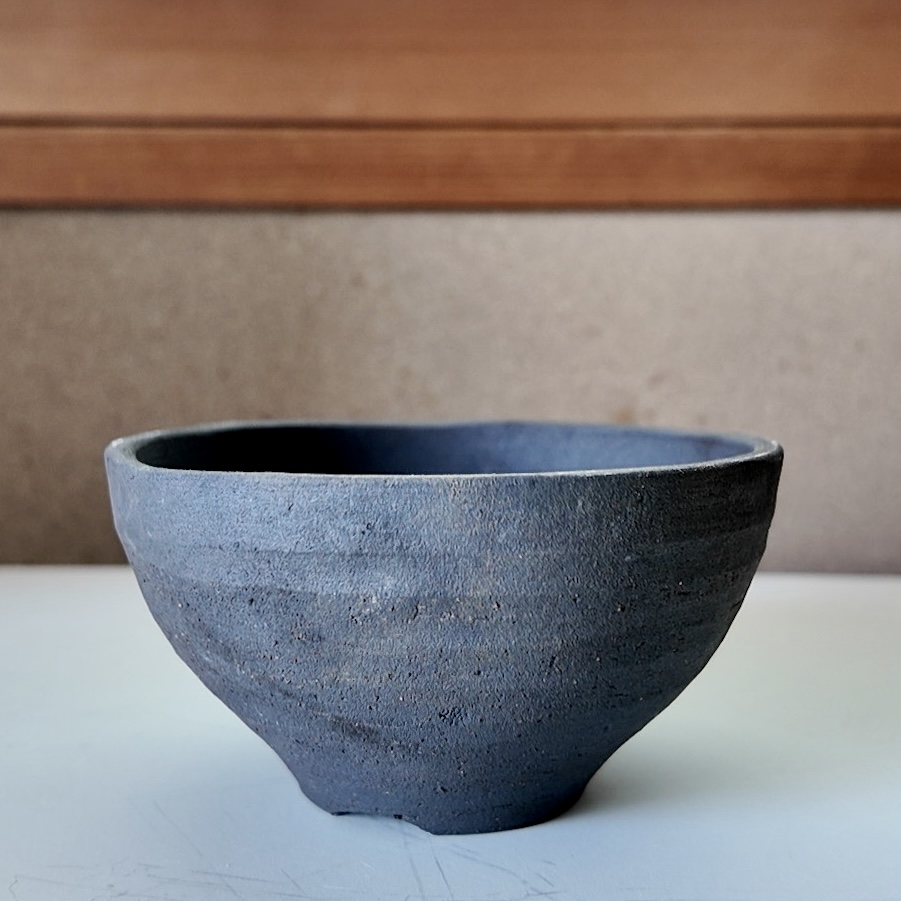 Shigaraki bonsai pot collection handmade Japanese pottery TomoBonsai